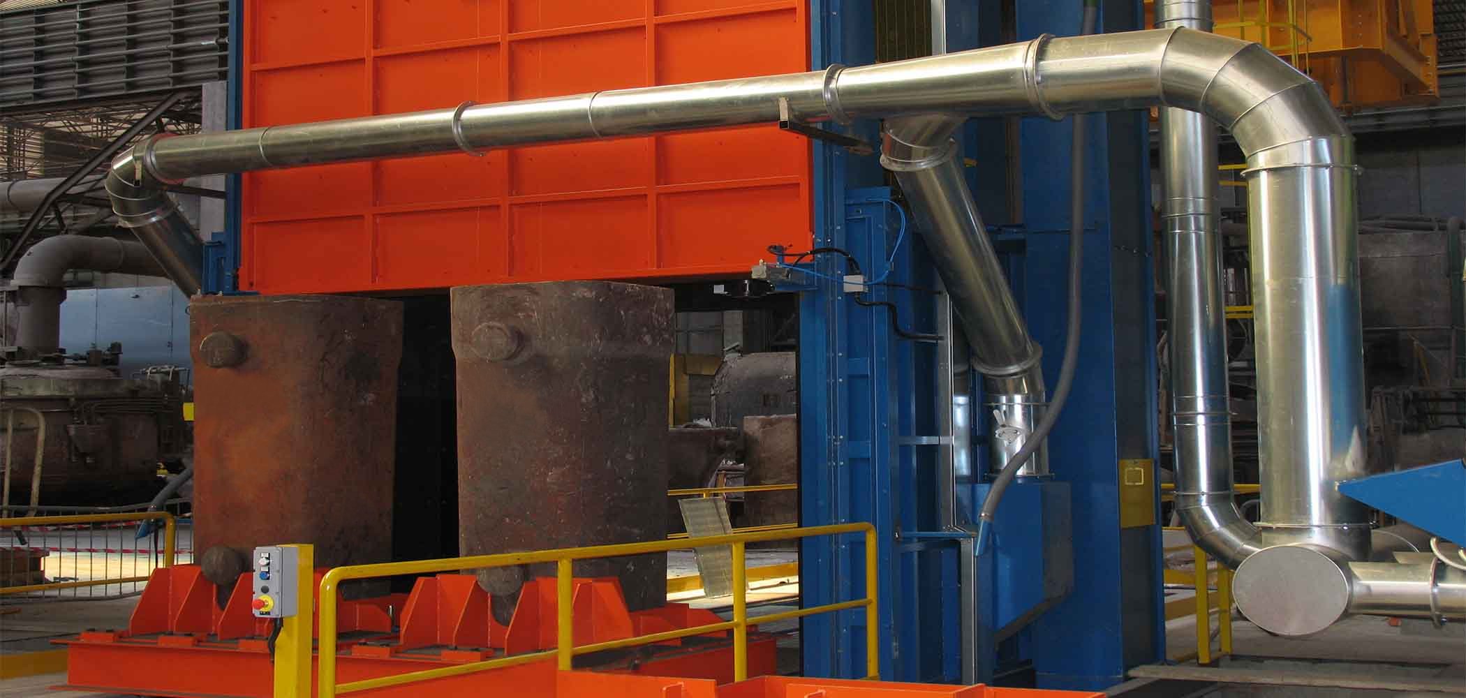 Instalación de granallado industrial